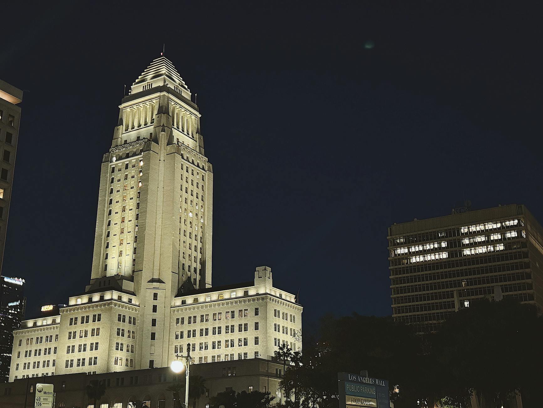 Modern city hall building representing local government authority and municipal decision-making