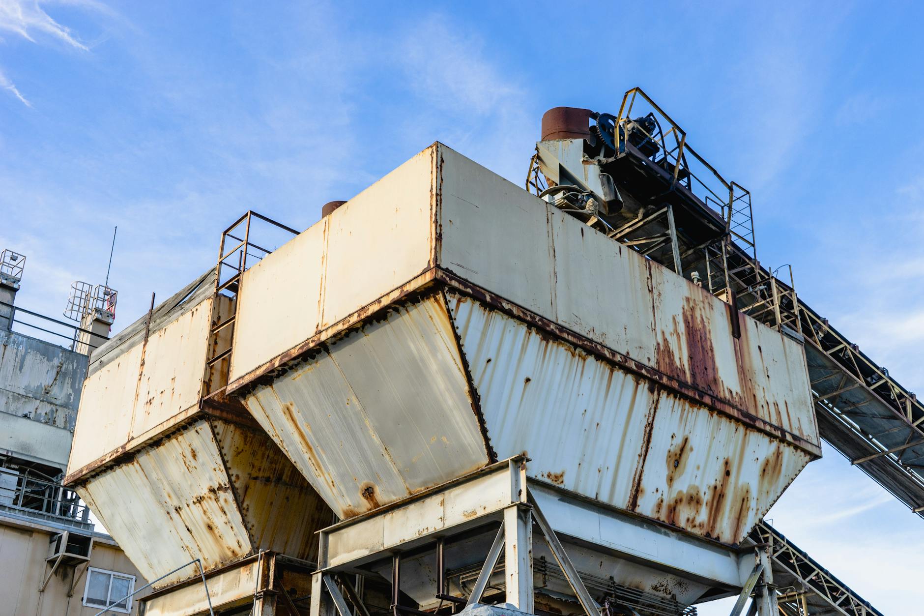Modern industrial facility showing operational transformation in traditional energy sectors