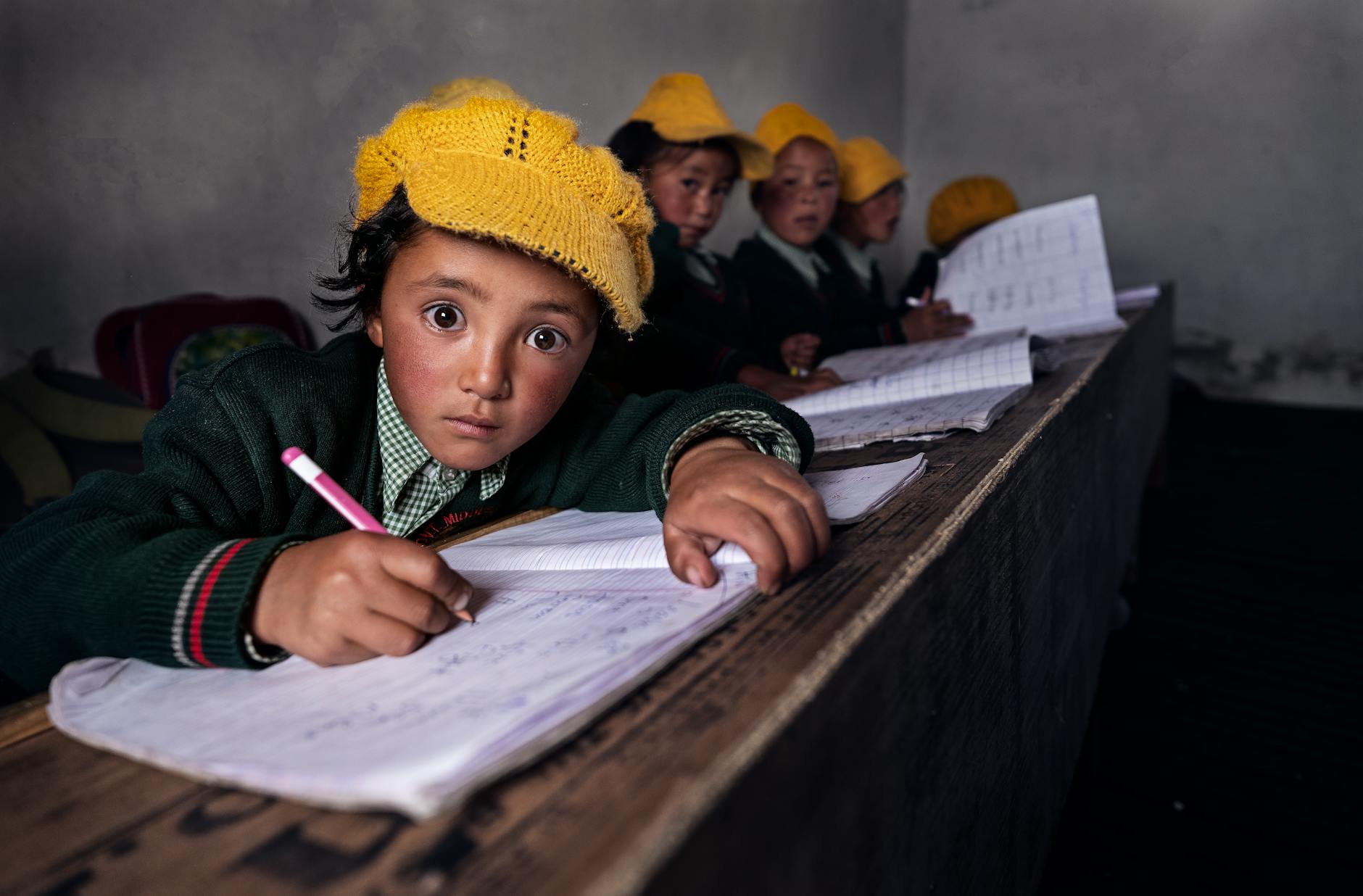 Students participating in early morning educational activities