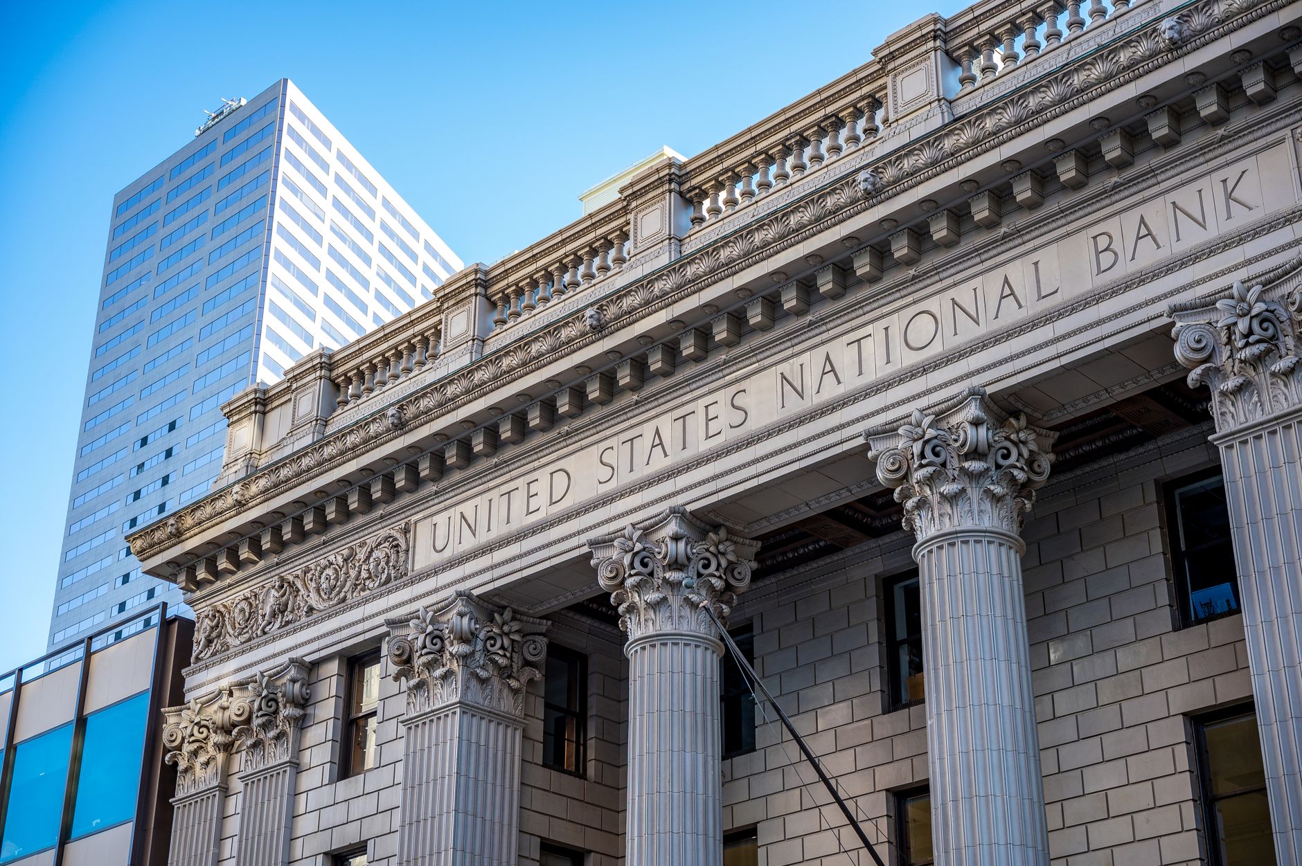 Exterior of a regional bank building representing community lending institutions