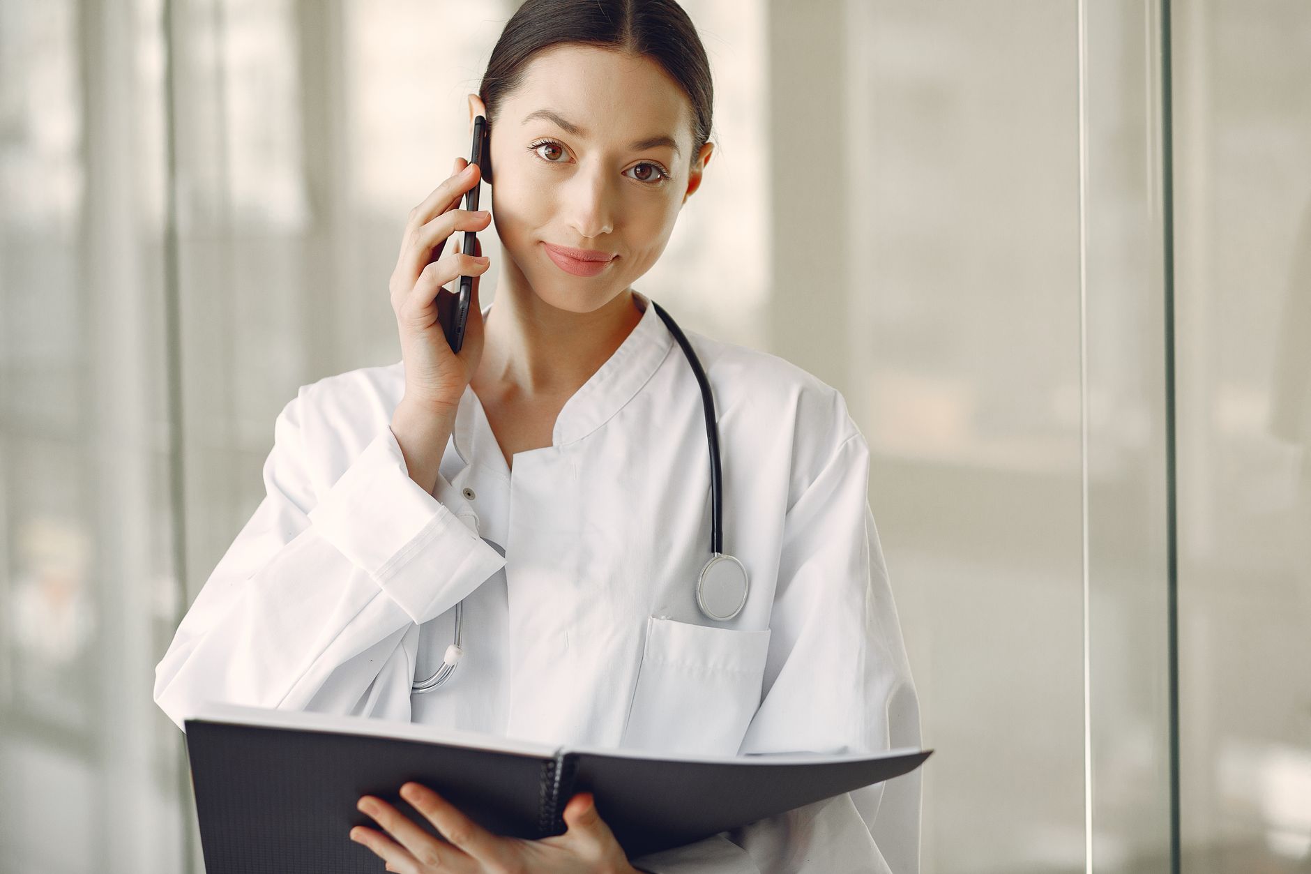 Patient consulting with a healthcare provider about prescription medication options